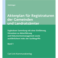 Aktenplan fr Registraturen der Gemeinden und Landratsmter